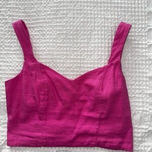 New sweetheart neckline crop top
